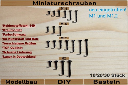 Mini schrauben modellbau - mini,