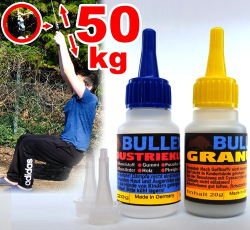 Sekundenkleber mit granulat - 2k,