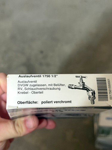 Auslaufventil 1750 zoll - auslaufventil,