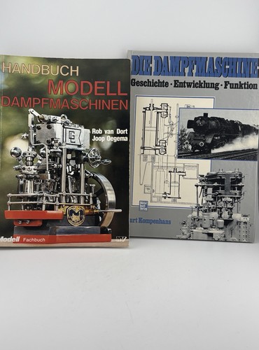 Fachbuch dampfmaschine - 2x,